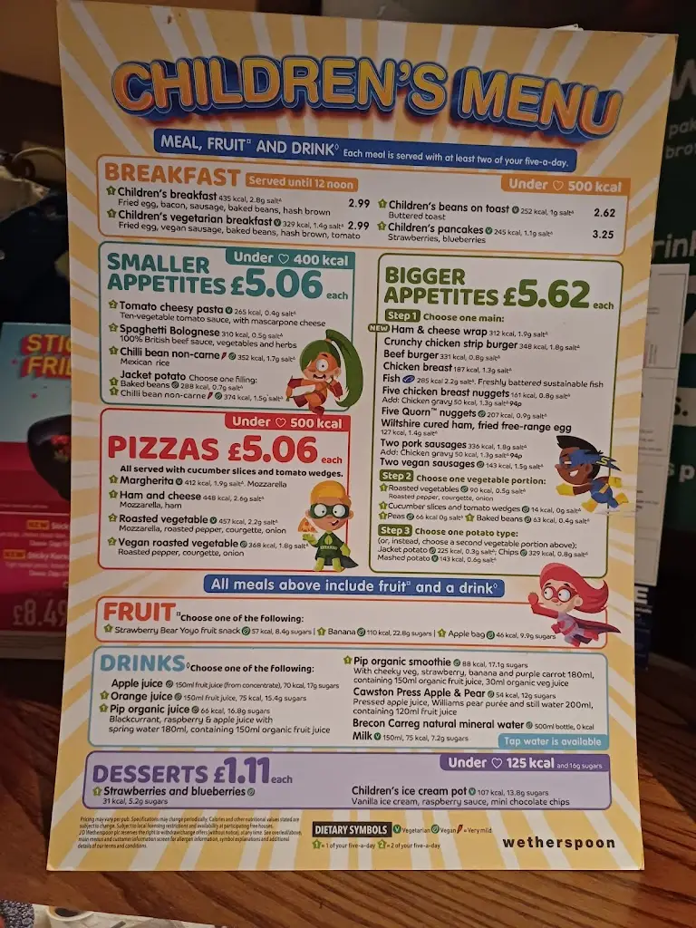 Menu_JD Wetherspoon - The Crowborough Cross_Crowborough_image_4