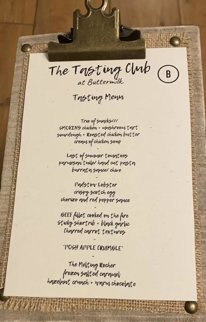 Menu_The Tasting Club Restaurant_Ashbourne_image_4