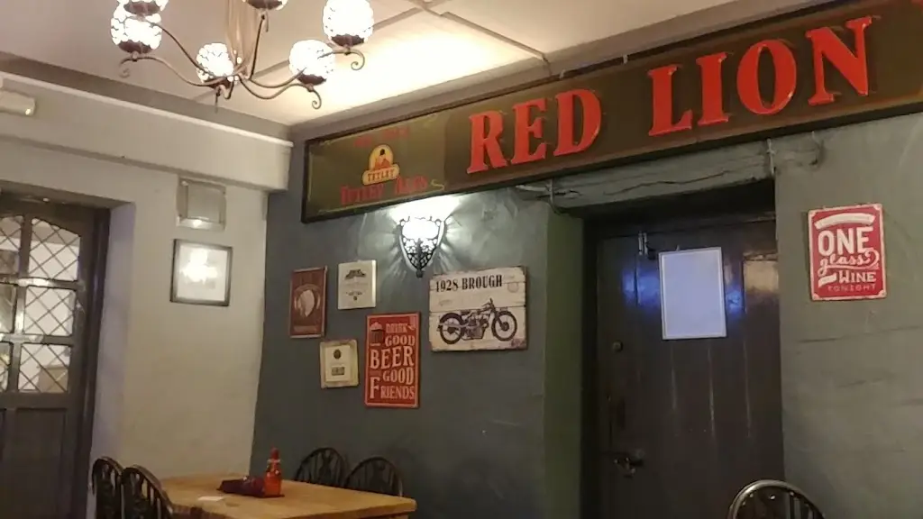 The Red Lion restaurant in Dalton in Furness