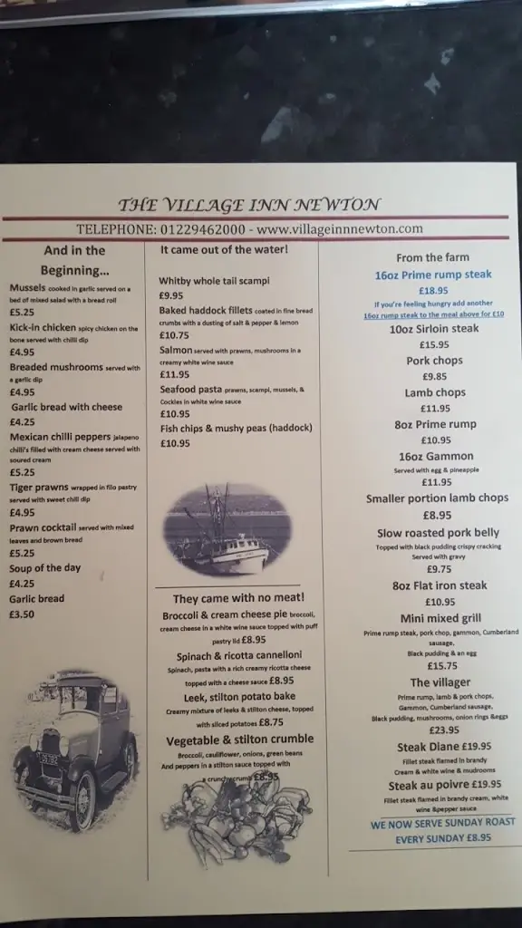 Menu_Village Inn_Dalton in Furness_image_2