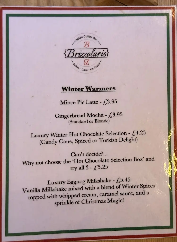 Menu_Brizzolaris - Italian coffee bar_Dalton in Furness_imagen_2
