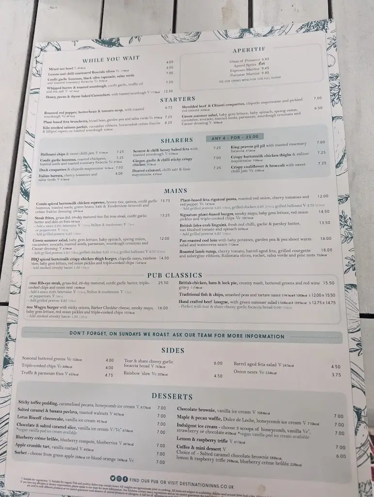 Menu_Three Horseshoes_Datchworth_image_1