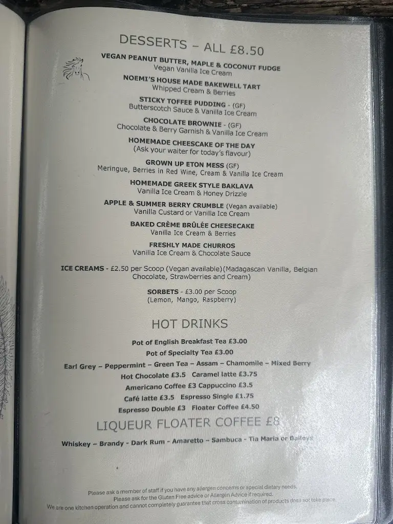 Menu_White Horse_Datchworth_image_1
