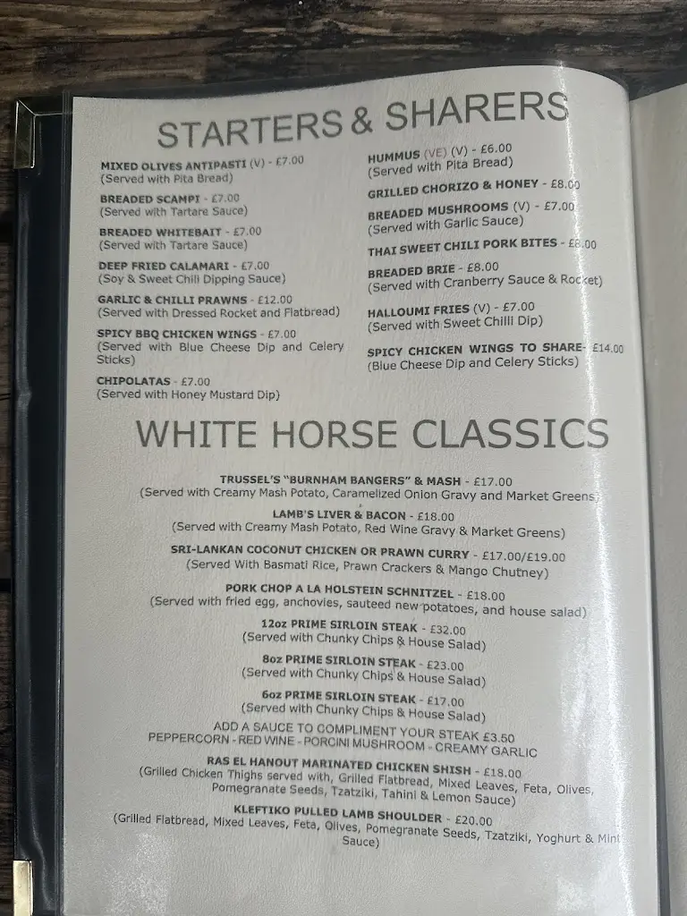 Menu_White Horse_Datchworth_image_3