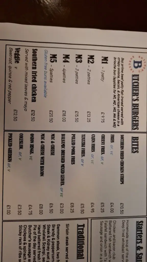 Menu_The Horns_Datchworth_immagine_1