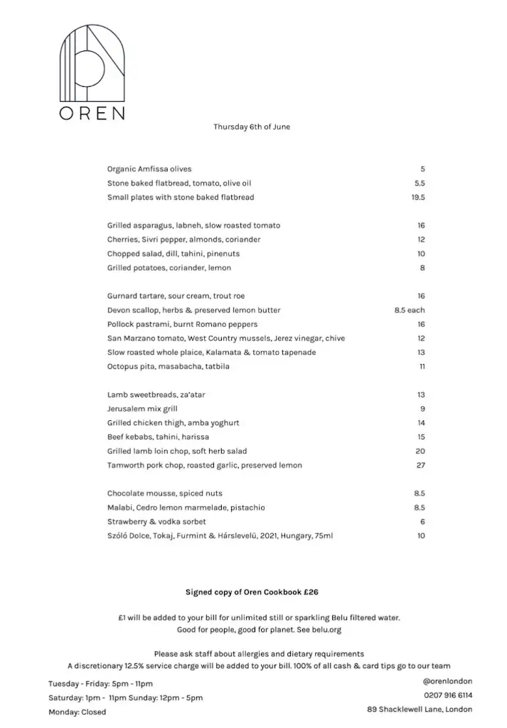 Menu_OREN_Dalston_immagine_1