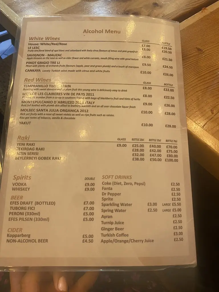 Menu_Yeni Umut 2000 Dalston_Dalston_image_1