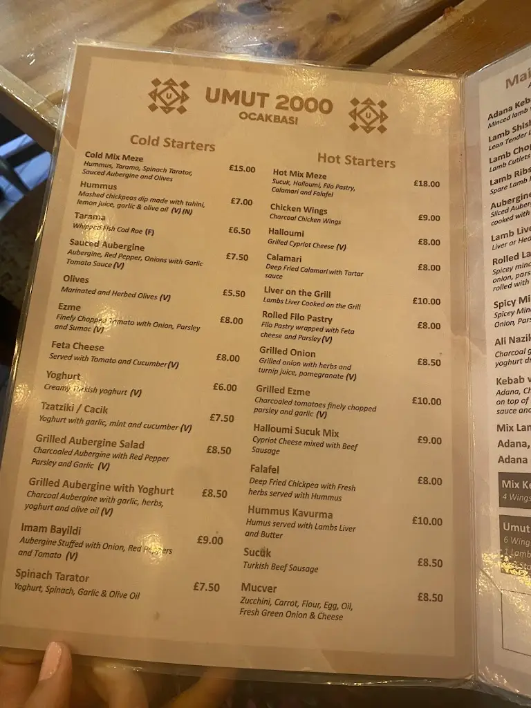 Menu_Yeni Umut 2000 Dalston_Dalston_image_3