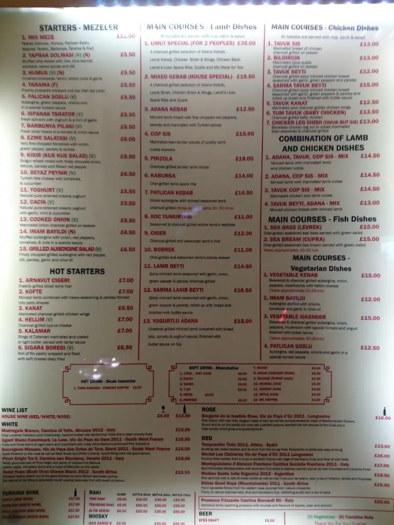 Menu_Yeni Umut 2000 Dalston_Dalston_image_4