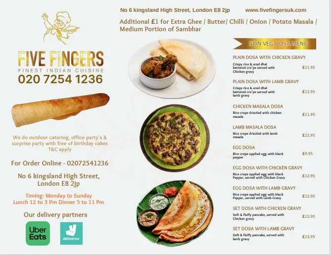 Menu_Five Fingers_Dalston_image_1