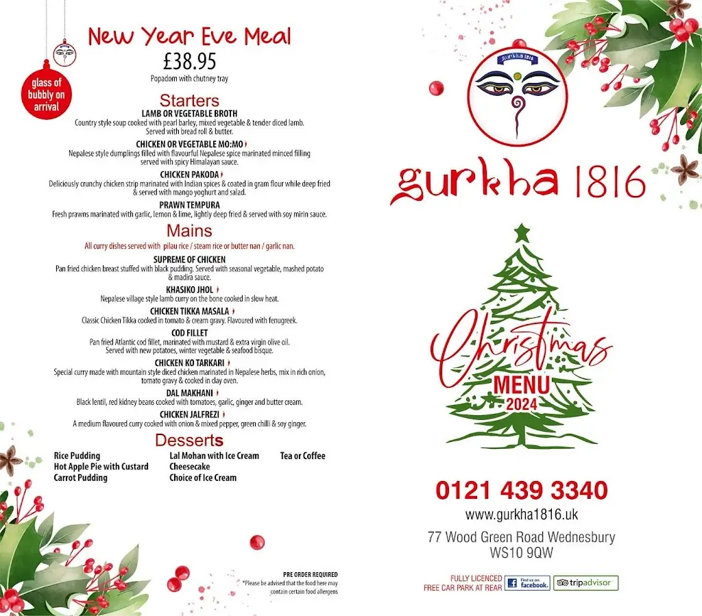 Menu_Gurkha 1816_Darlaston_image_4
