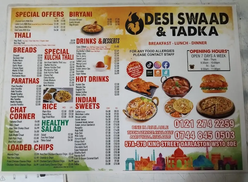 Menu_DESI SWAAD_Darlaston_immagine_4