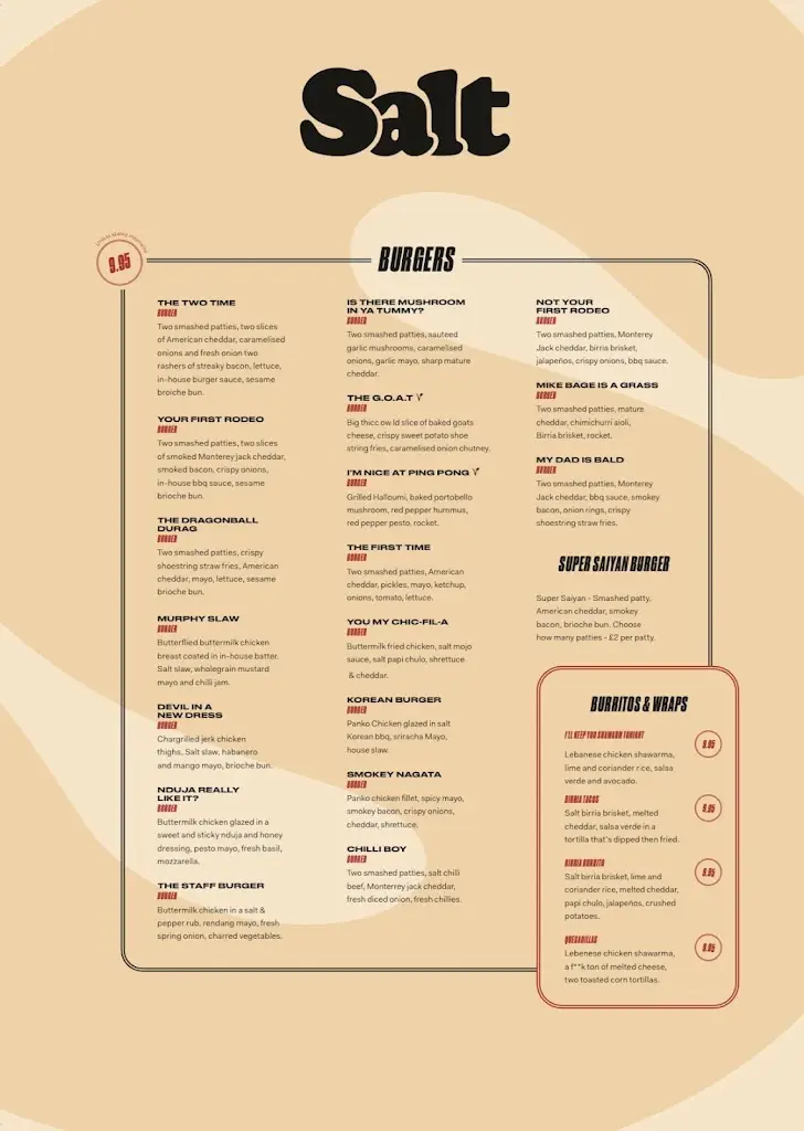 Menu_SALT - Street Food Kitchen & Bar_Darlington_image_3