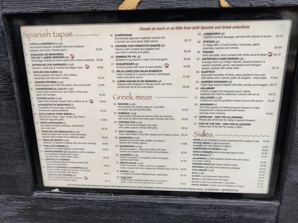 Menu_The Old Yard Tapas Bar_Darlington_image_2