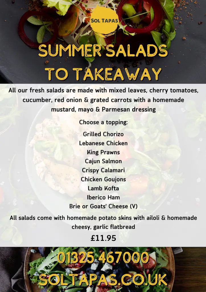 Menu_Sol Tapas Spanish Restaurant_Darlington_imagen_3