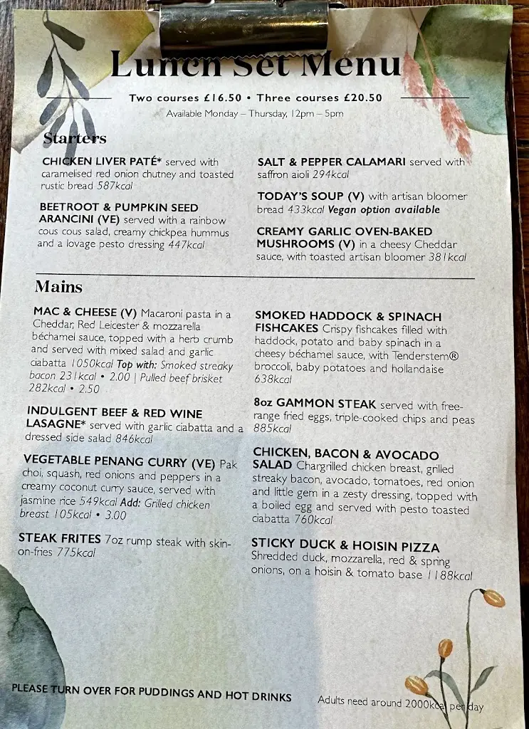 Menu_Tawny Owl Darlington_Darlington_image_1