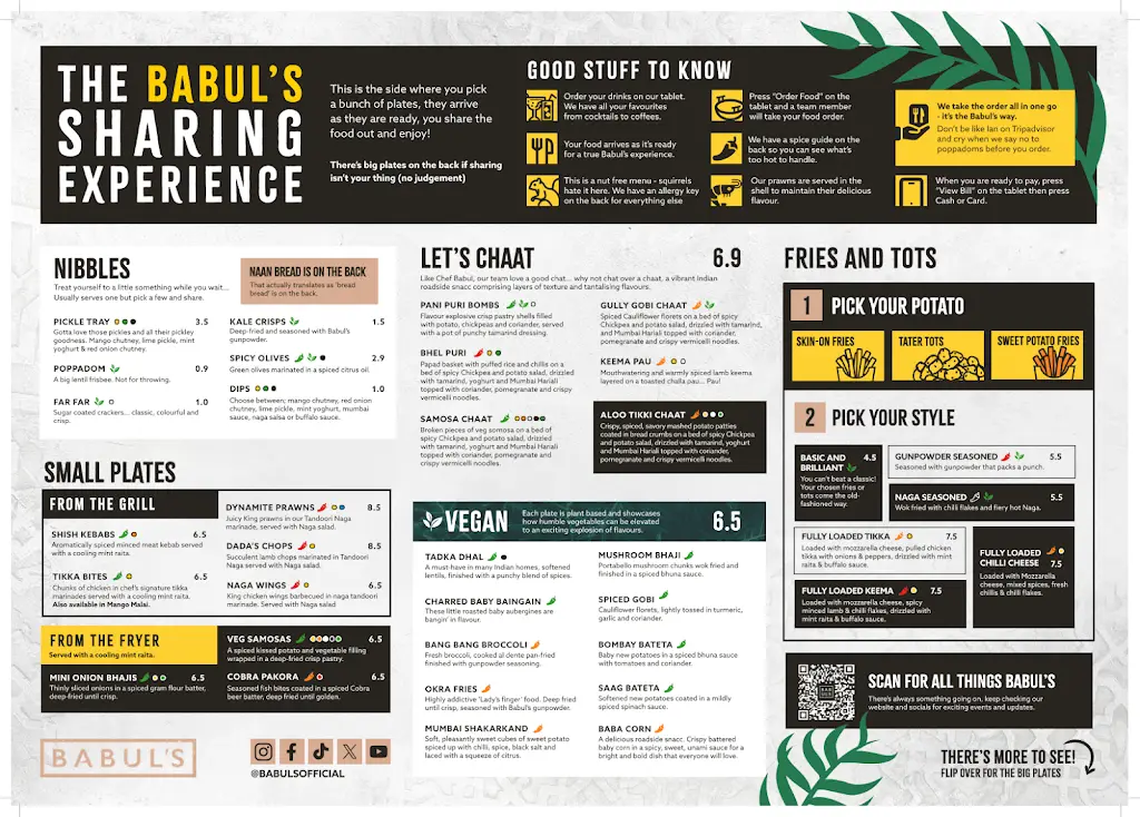 Menu_Babul's Darlington_Darlington_image_1