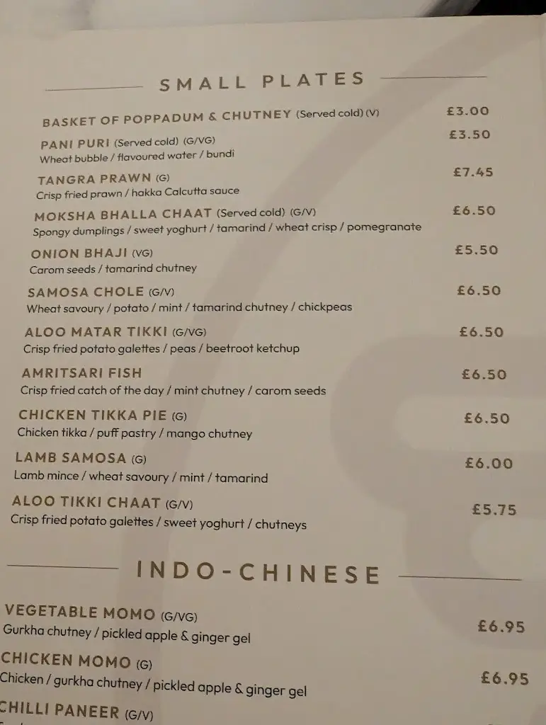 Menü_Moksha Restaurant & Bar_Ashton-under-Lyne_Bild_1