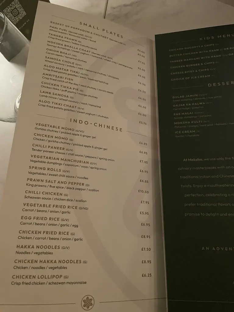 Menü_Moksha Restaurant & Bar_Ashton-under-Lyne_Bild_4