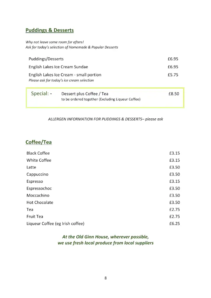 Menu_The Old Ginn House Inn_Dearham_image_2