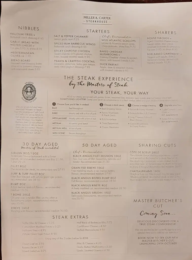 Menu_Miller & Carter Dartford_Dartford_image_1