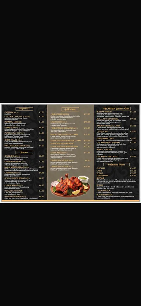 Menu_The Adaalat Lounge_Dartford_image_1