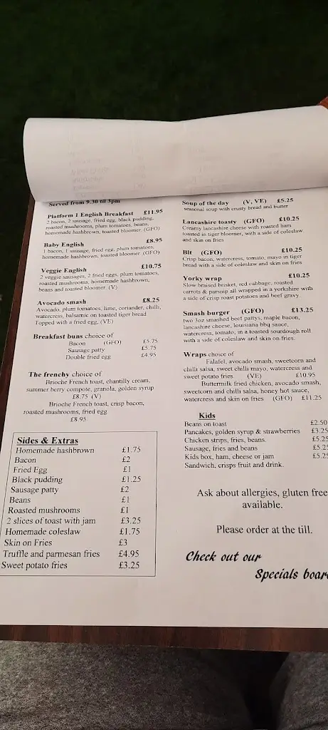 Menu_Platform one_Askam in Furness_image_4