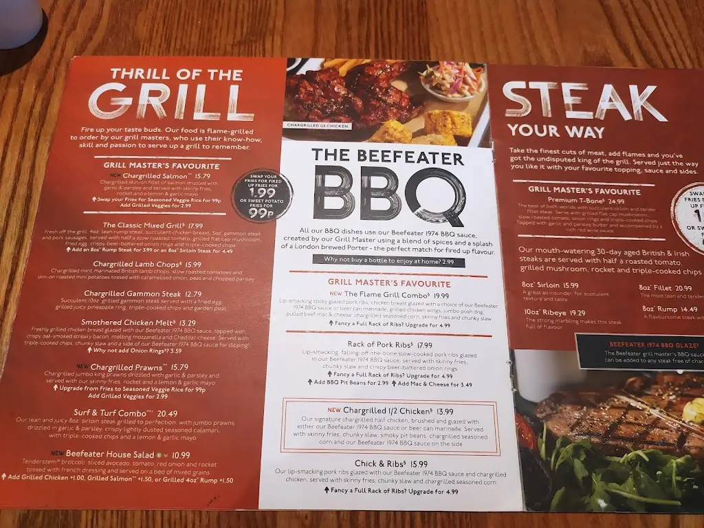 Menu_The Beacon Beefeater_Dartford_image_2