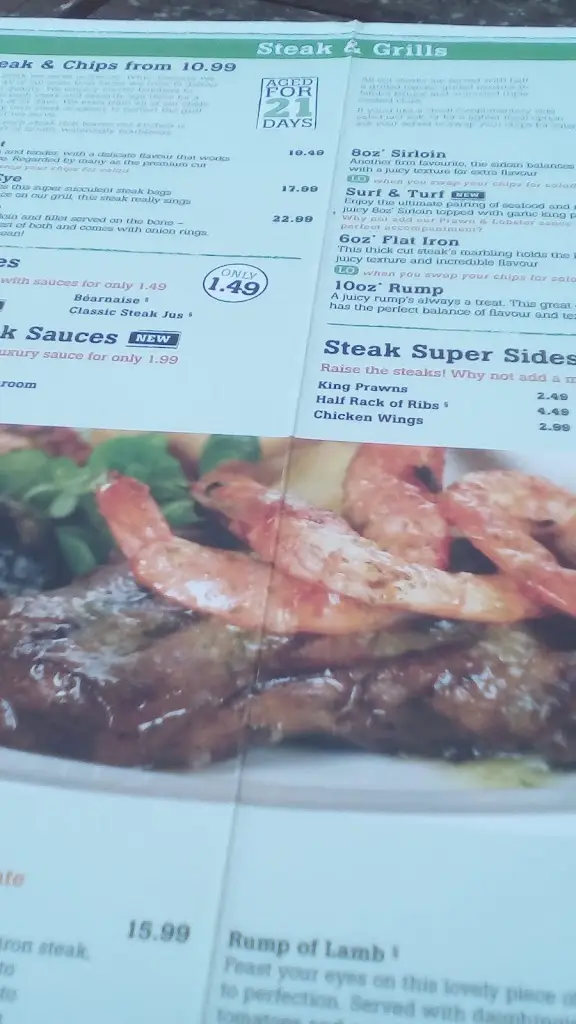 Menu_The Beacon Beefeater_Dartford_image_4