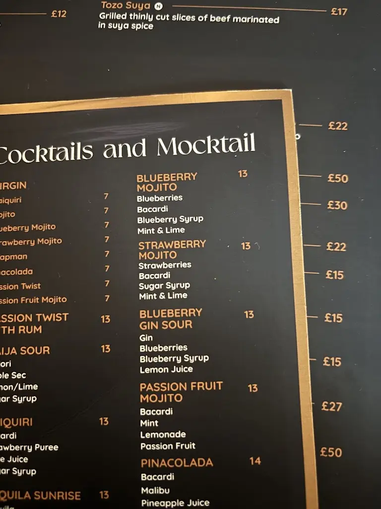 Menü_Papi's Grill Restaurant and Bar - Dartford_Dartford_Bild_2