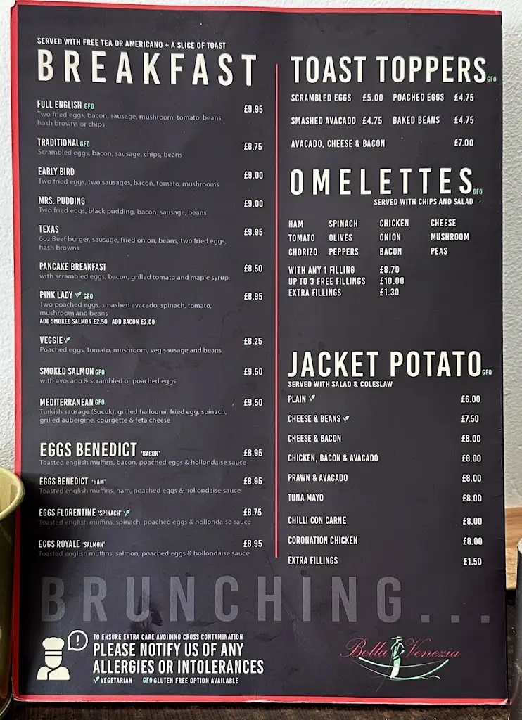 Menu_Bella Venezia_Dartford_image_2