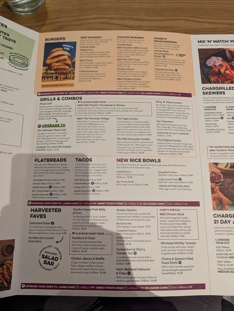 Menu_Harvester Rising Sun Dartford_Dartford_image_1