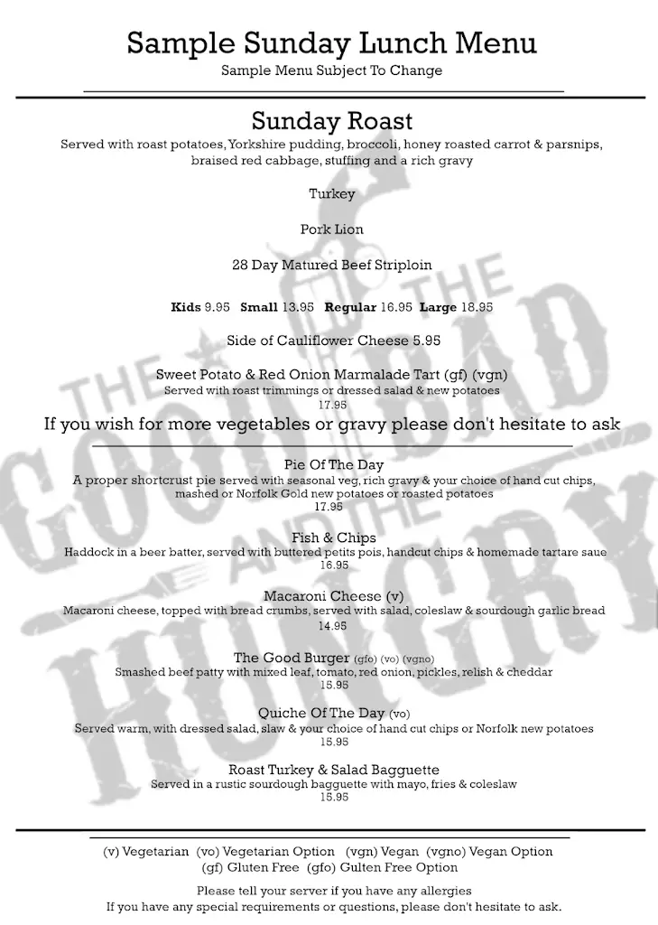 Menu_The Good The Bad And The Hungry_Debenham_image_3