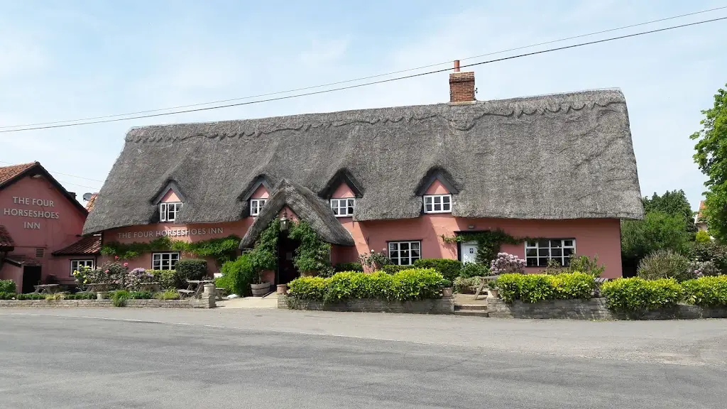The Four Horseshoes Inn restaurant in Debenham