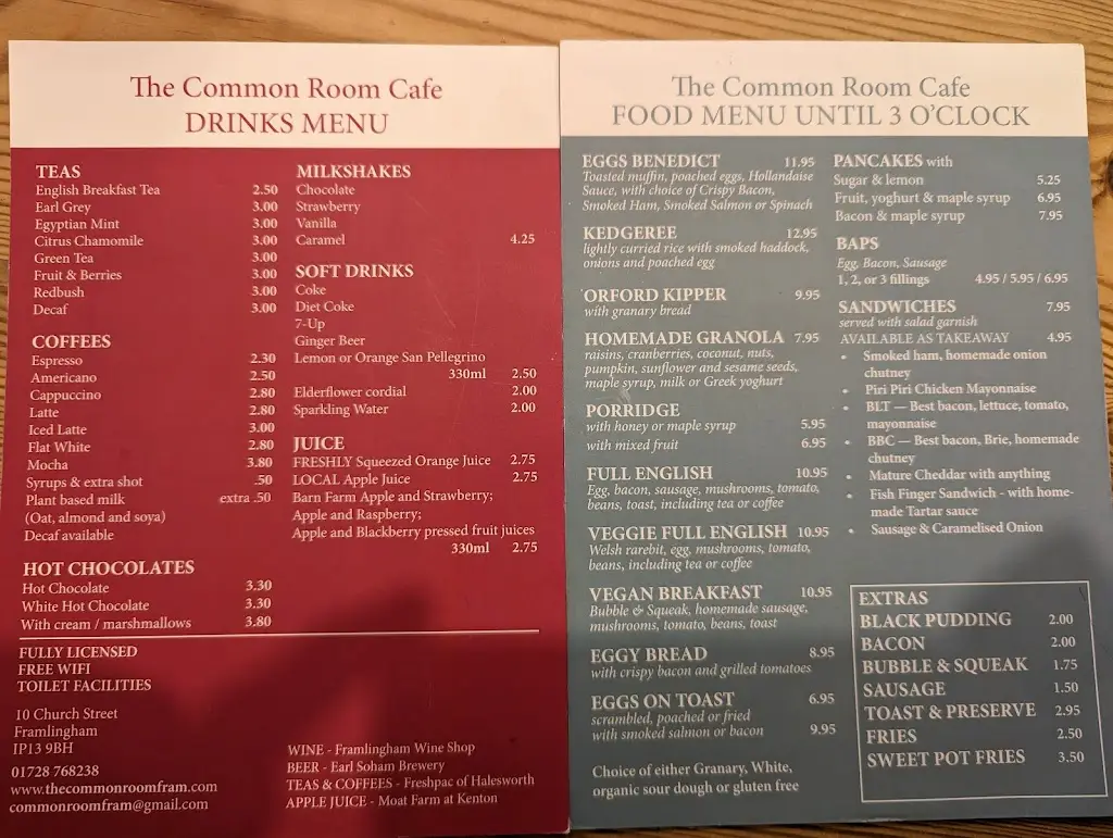 Menu_Common Room Café_Debenham_immagine_1