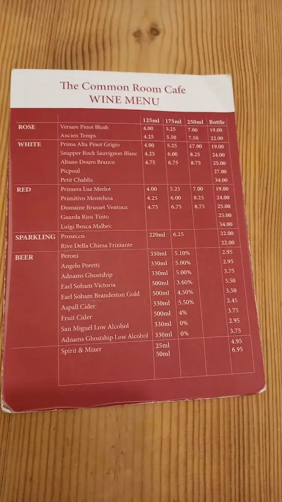 Menu_Common Room Café_Debenham_immagine_3