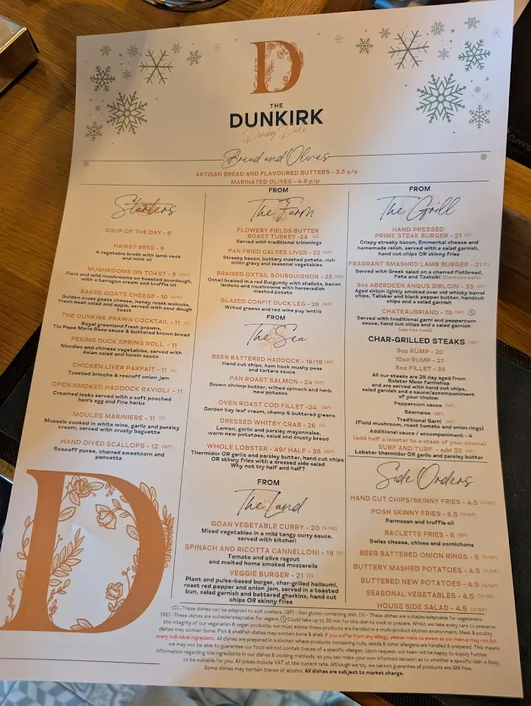 Menu_The Dunkirk_Denby Dale_image_4