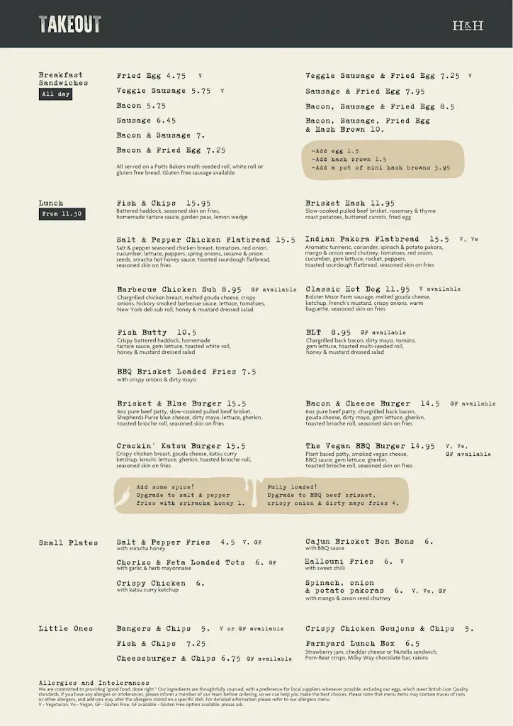 Menu_Yummy Yorkshire Ice Cream Parlour - Hide & Hoof Farm Restaurant_Denby Dale_immagine_3