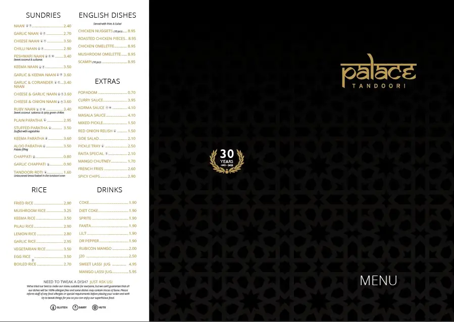 Menu_Palace Tandoori Denby Dale_Denby Dale_image_2
