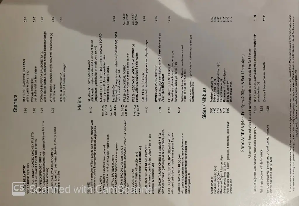 Menu_White Horse Inn_Denholme_image_1