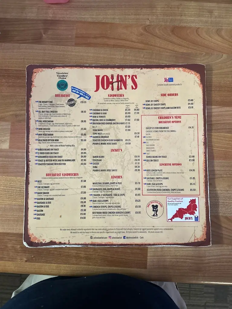 Menu_John’s_Dawlish_immagine_2