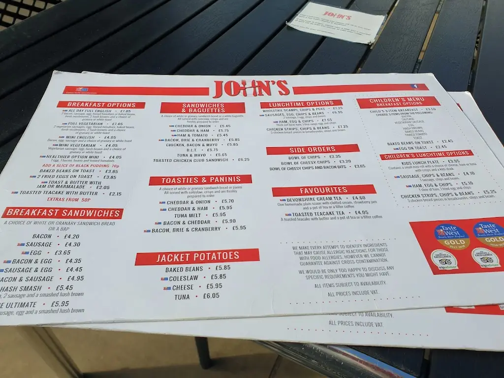 Menu_John’s_Dawlish_immagine_3