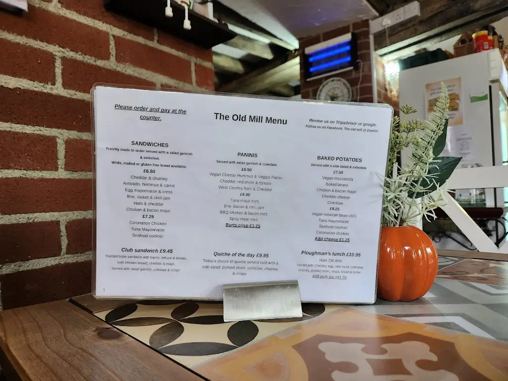 Menu_The Old Mill Tea Room_Dawlish_image_4