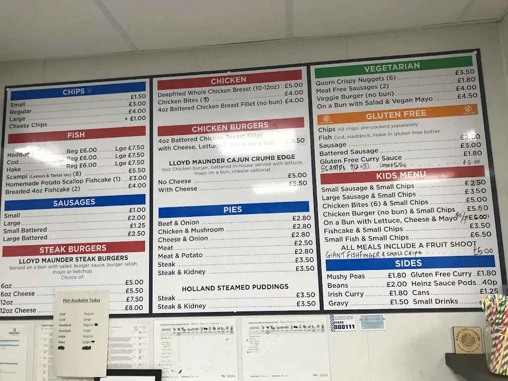 Menu_Franks Frying in Dawlish_Dawlish_image_1