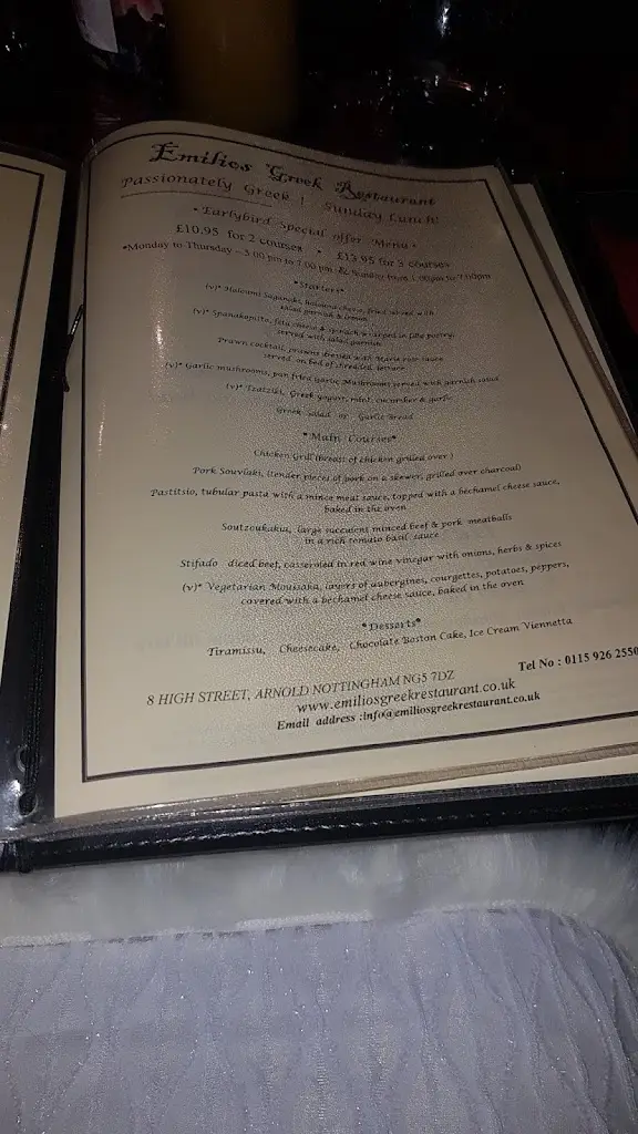 Menu_Emilios Greek Restaurant_Arnold_immagine_2