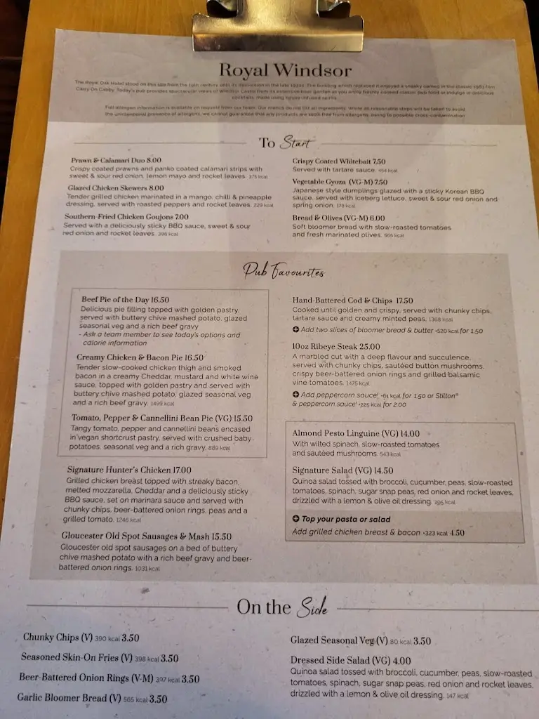 Menu_The Royal Windsor_Datchet_image_4