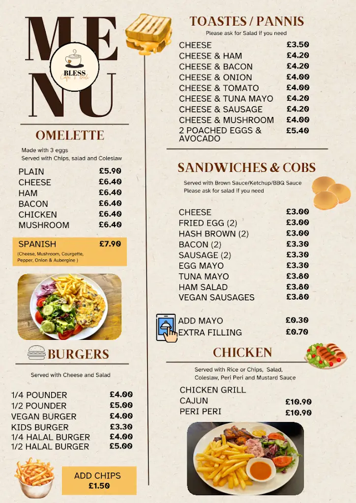 Menu_Bless Cafe & Deli_Arnold_image_2