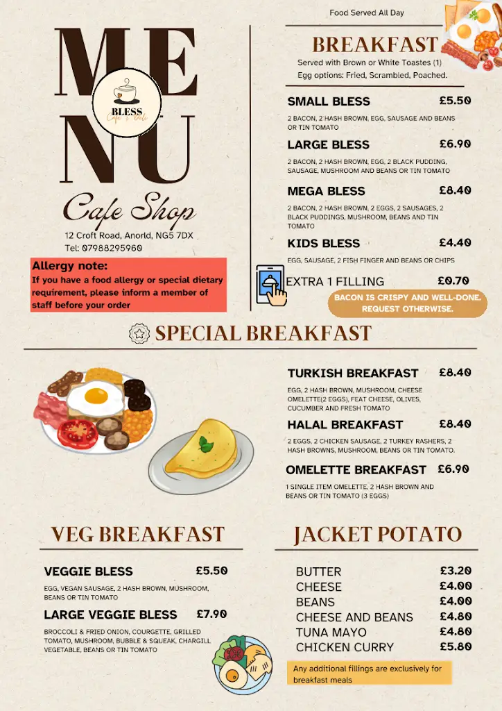 Menu_Bless Cafe & Deli_Arnold_image_4