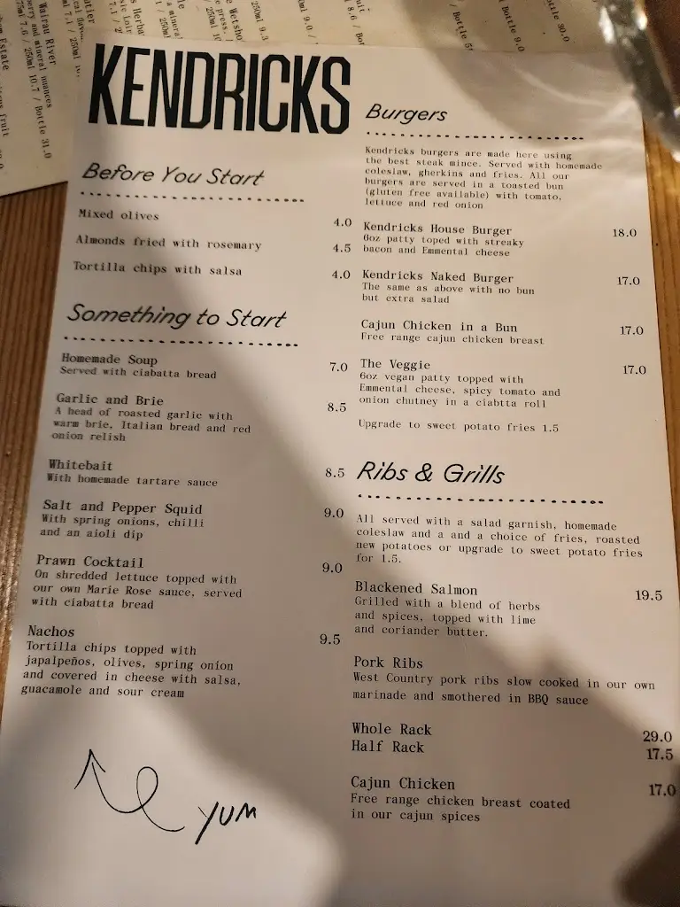 Menu_Kendricks Dartmouth_Dartmouth_image_4