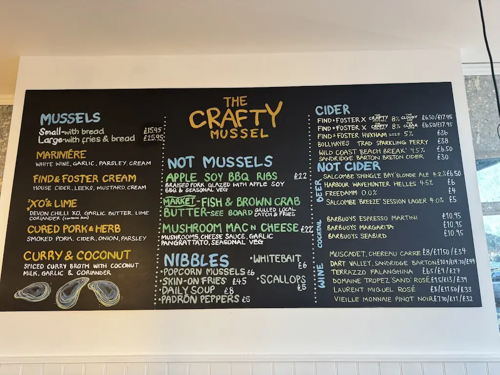 Menu_The Crafty Mussel_Dartmouth_image_4